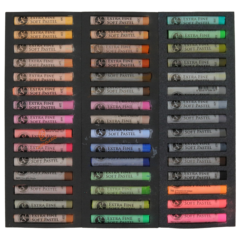 پاستل گچی 90 رنگ گالر