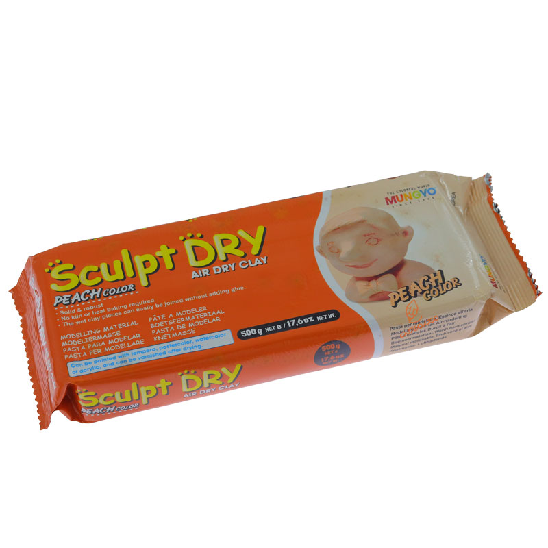 خمیر مجسمه سازی رنگ پوست 500 گرمی مانگیو MUNGYO (4)