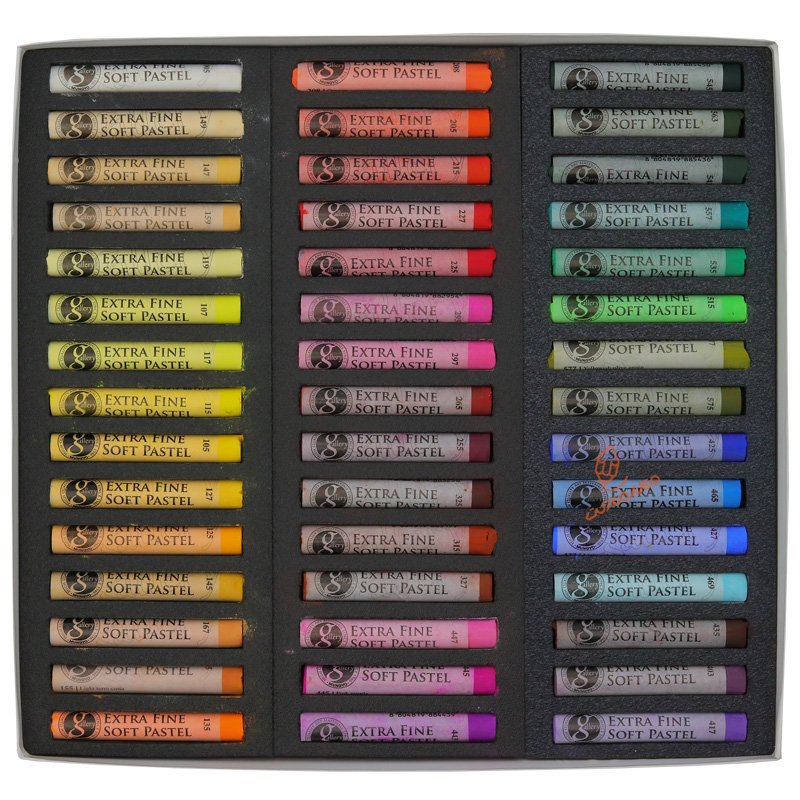 پاستل گچی 90 رنگ گالر