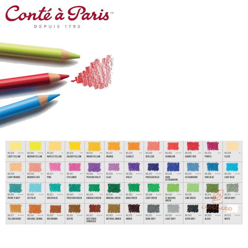 مداد پاستل کنته پاریس CONTE A PARIS