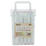 ماژیک راندو 24 رنگ 2 سر (طرح تاچ) طیف پوست 4423 بیسیک111 (1)