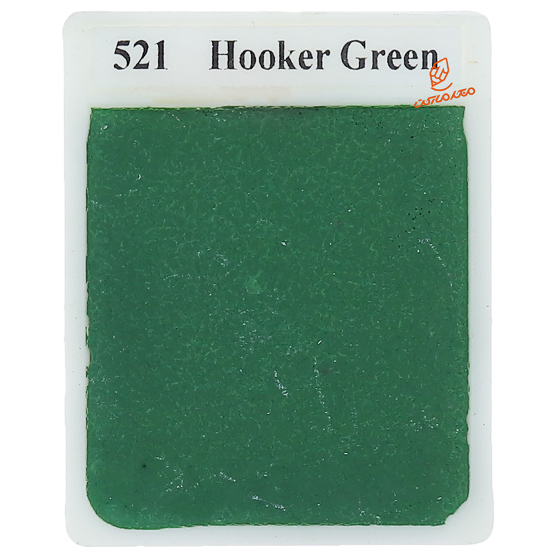 قرص آبرنگ سبز سیر (Hooker green) کد 521 آقامیری (2)