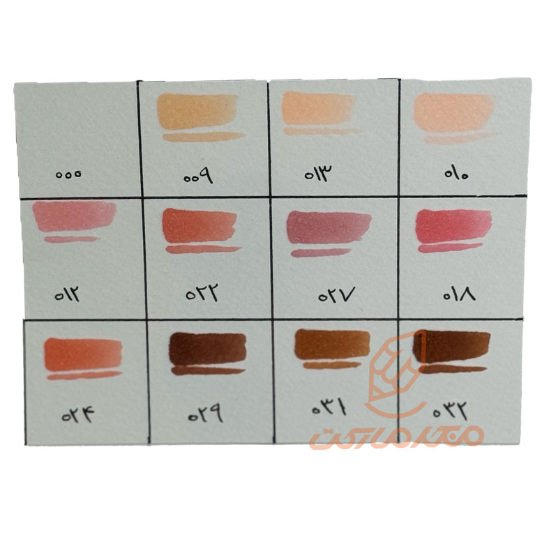 ماژیک راندو 12 رنگ 2 سر (طرح تاچ) طیف پوست 4413 بیسیک (1)