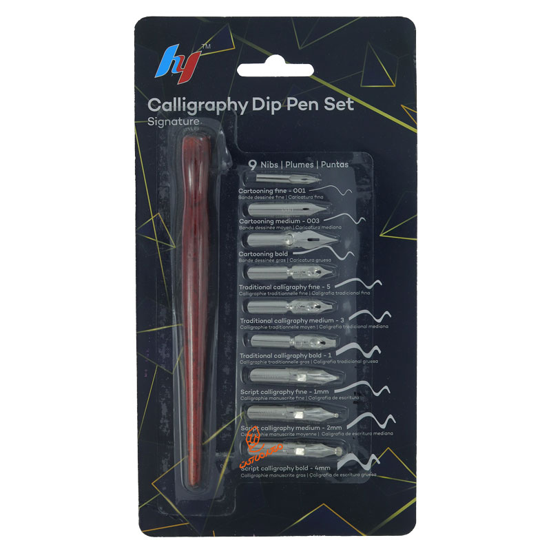ست قلم کالیگرافی 9 نوک الیزا