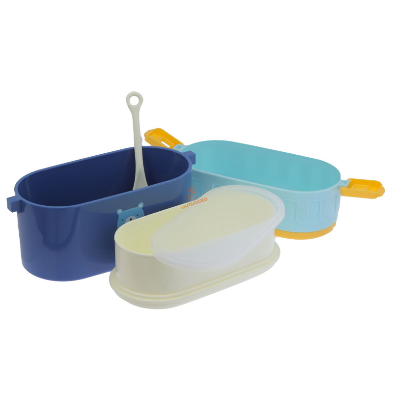 ظرف غذا 2 طبقه حیوانات کد 2516 (1)