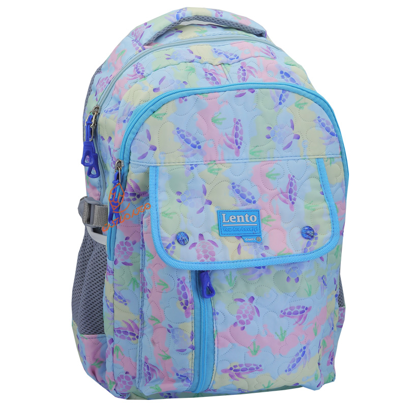 کوله پشتی 3 زیپ کد6274 گلدار لنتو LENTO (8)