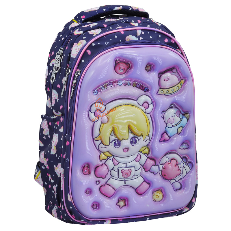 کوله پشتی 3 زیپ کد 6289 فانتزی (11)