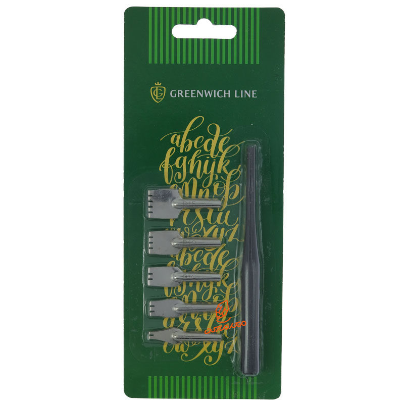 قلم خوشنویسی الیزا مدل خطوط موازی 5 عددی