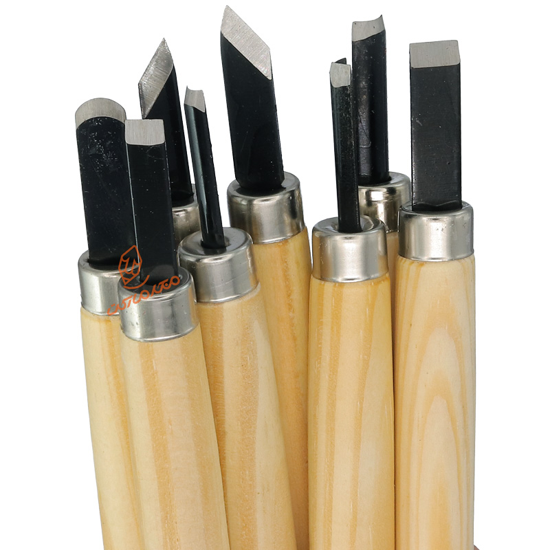 مغار 8 عددی دسته چوبی (2)