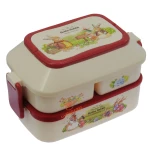 ظرف غذا 2 طبقه بابی خرگوش کد 1741 (2)