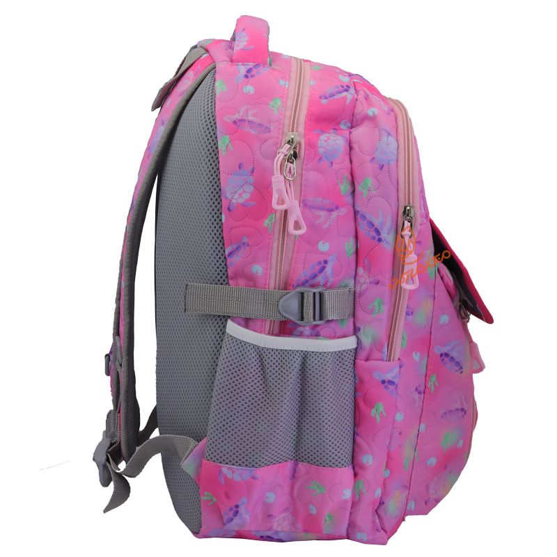 کوله پشتی 3 زیپ کد6274 گلدار لنتو LENTO (3)