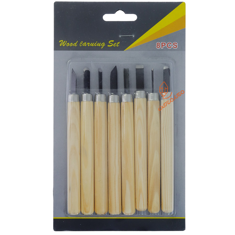 مغار 8 عددی دسته چوبی