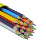 مداد رنگی 24 رنگ طرح موشک اسکول فنس کد 92441 (1)