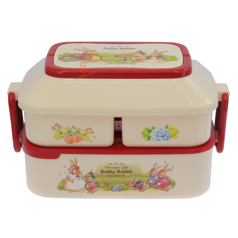 ظرف غذا 2 طبقه بابی خرگوش کد 1741 (6)