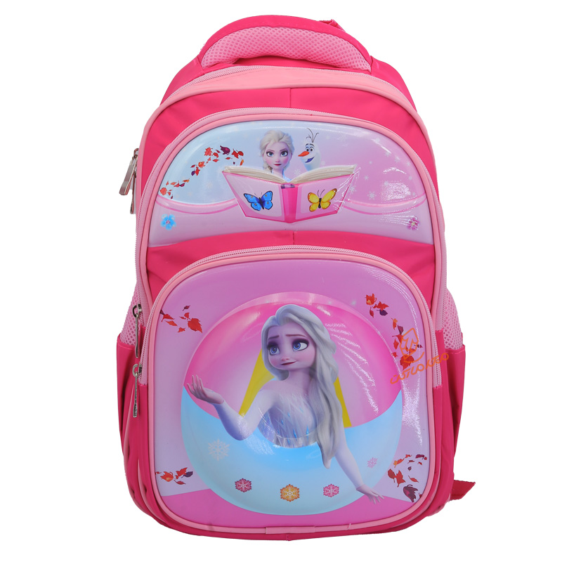 کوله پشتی 3 زیپ کد 6276جامدادی دار فانتزی (1)