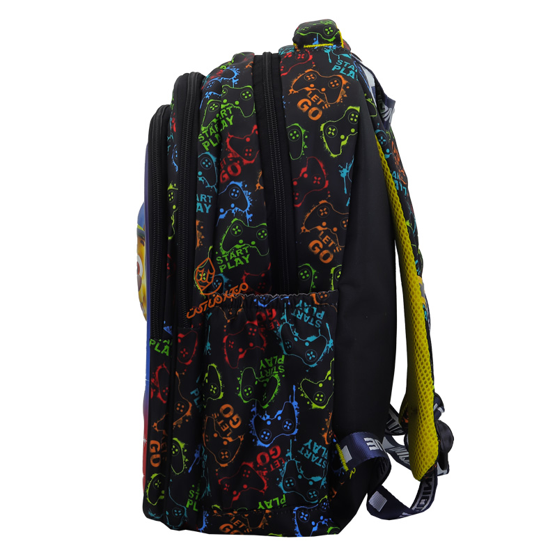 کوله پشتی 3 زیپ کد 6289 فانتزی (7)