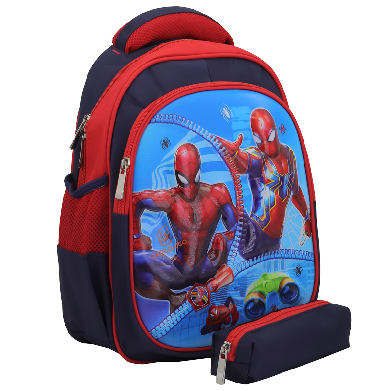 کوله پشتی کد 6277 جامدادی دار فانتزی