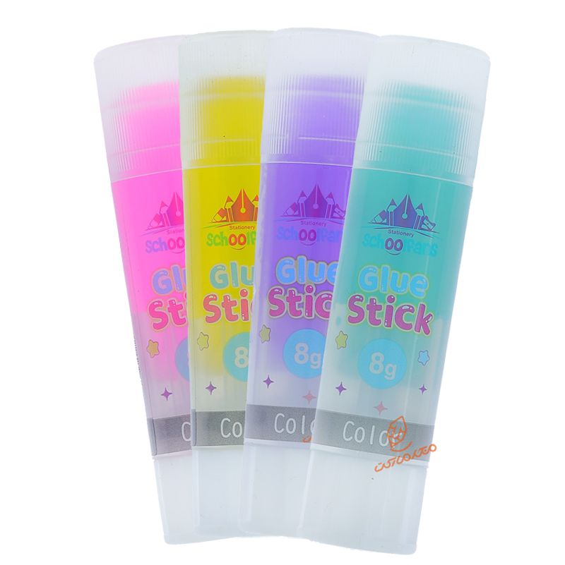 چسب ماتیکی 8 گرم رنگی اسکول فنس کد 92715