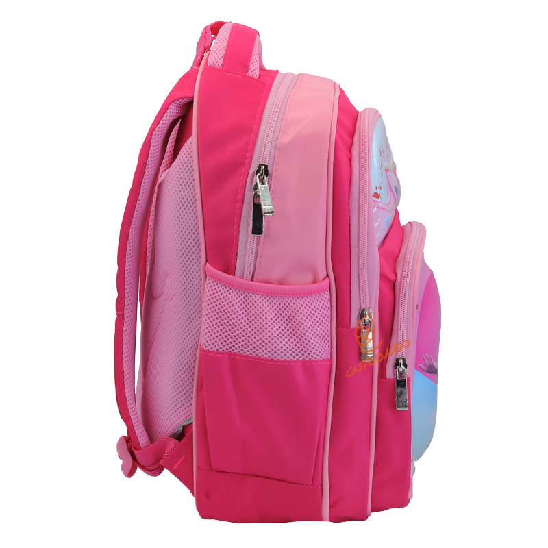 کوله پشتی 3 زیپ کد 6276جامدادی دار فانتزی (3)