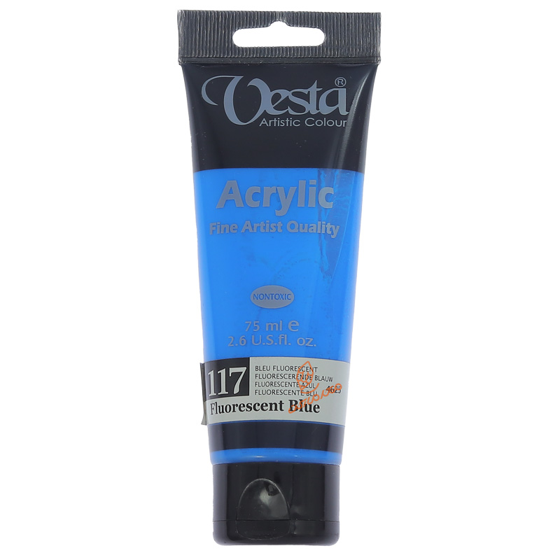 رنگ اکریلیک 75 میل تک رنگ وستا VESTA