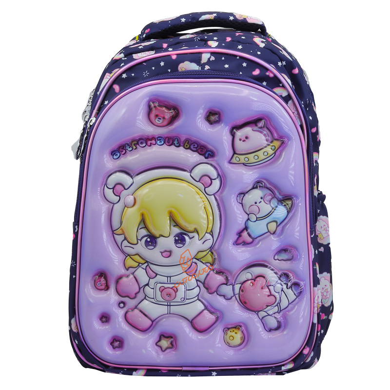 کوله پشتی 3 زیپ کد 6289 فانتزی (10)