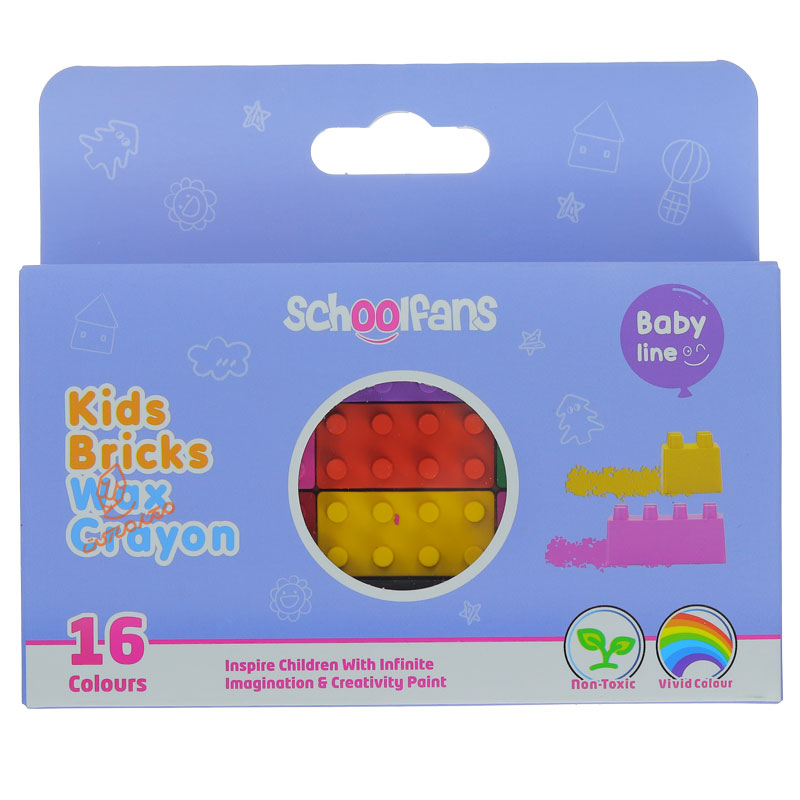 پاستل 16 رنگ طرح لگو اسکول فنس کد 92415