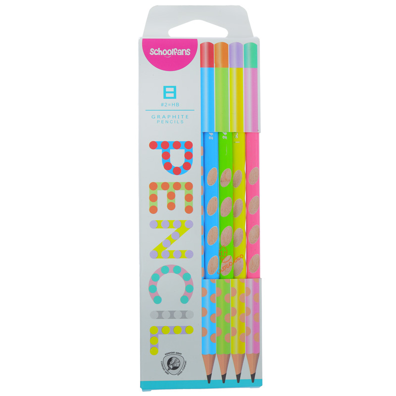 مداد مشکی 8 عددی طرح دار اسکول فنس کد 92454