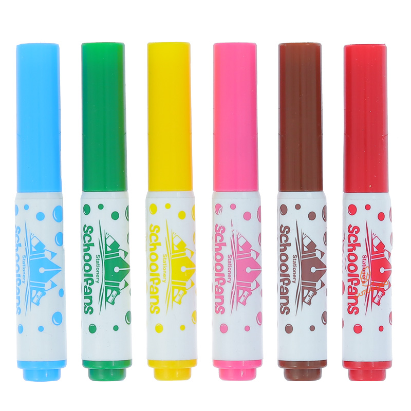 ماژیک رنگ آمیزی6 رنگ کد 9279 اسکول فنس SCHOOLFANS (4)