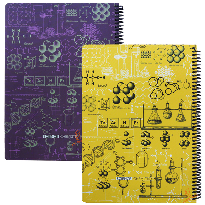 دفتر 100 برگ A4 طرح علم شیمی دات نوت DOT NOTE