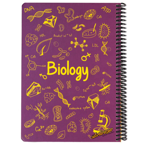 دفتر 100 برگ طرح فرمول زیست دات نوت -8