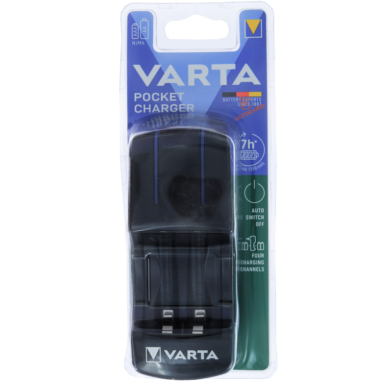 دستگاه شارژ باتری وارتا مدل POCKET CHARGER