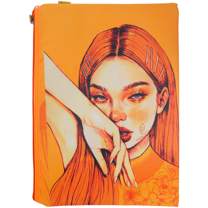 پوشه پارچه ای فانتزی زیپ دار A4 سویل (3)