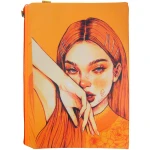 پوشه پارچه ای فانتزی زیپ دار A4 سویل (3)