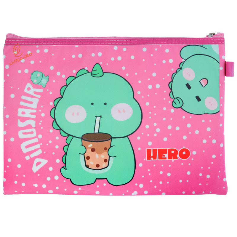 پوشه پارچه ای فانتزی زیپ دار A4 هیرو (2)