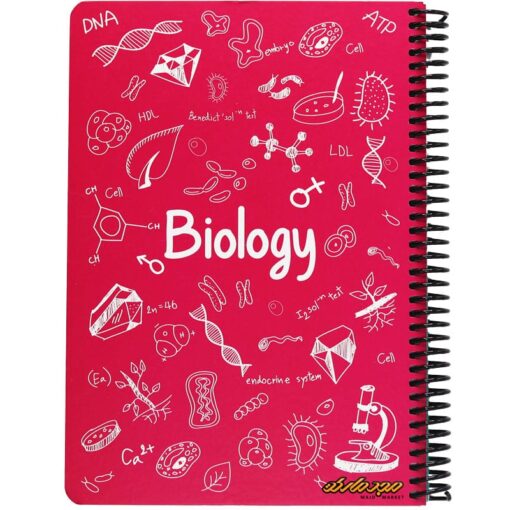 دفتر 100 برگ طرح فرمول زیست دات نوت -2