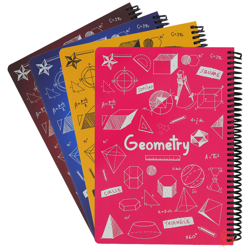 دفتر 100 برگ طرح هندسه دات نوت