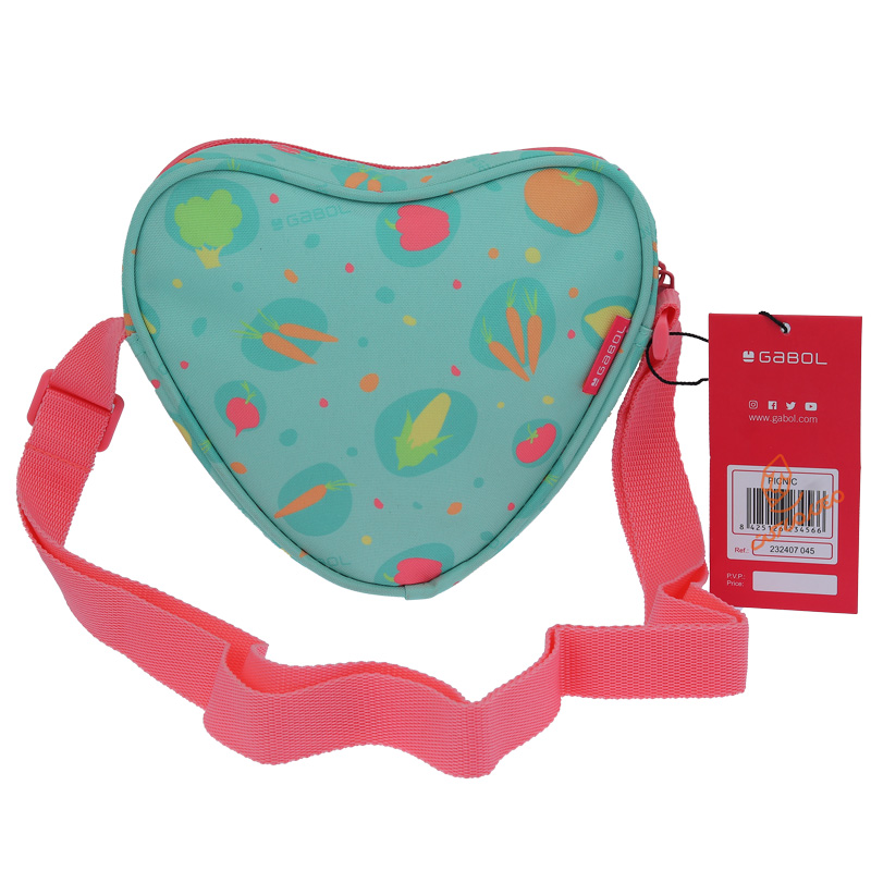 کیف دوشی طرح قلب مدل PICNIC 232407045گابل GABOL (3)