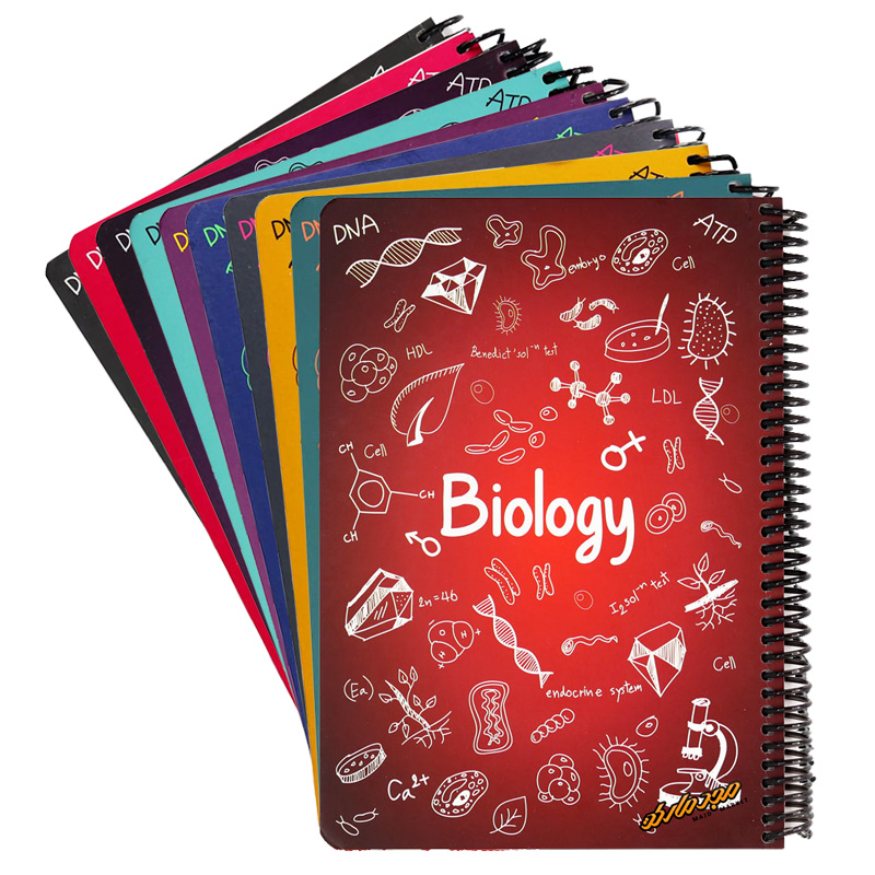 دفتر 100 برگ طرح فرمول زیست دات نوت