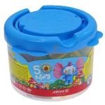 خمیر بازی 5 رنگ سطلی کد 1062 آریا ARYA-2