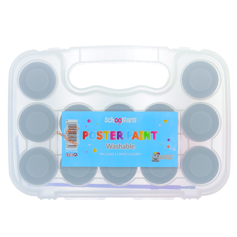 گواش 12 رنگ کیفی اسکول فنس کد 92481 (2)