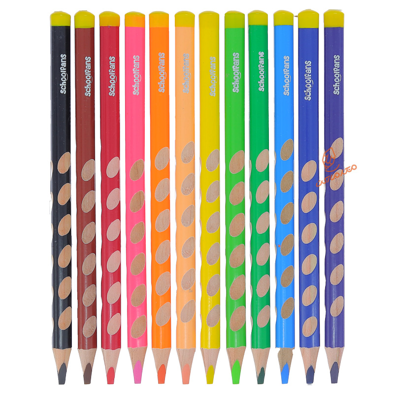 مداد رنگی 12 رنگ جامبو اسکول فنس کد 92445 (4)