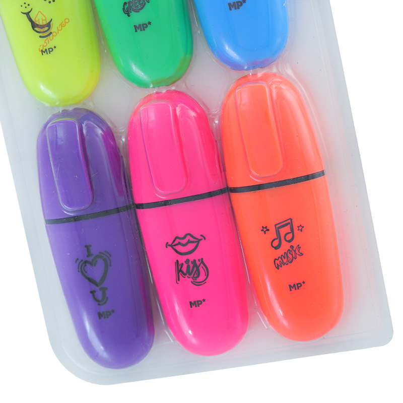 ماژیک علامت گذار فلورسنت 6 رنگ کد 531 ام پی MP (2)