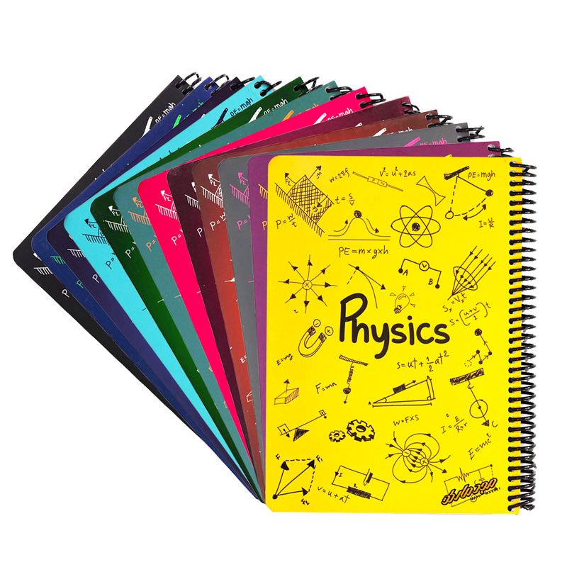 دفتر 100 برگ طرح فیزیک دات نوت