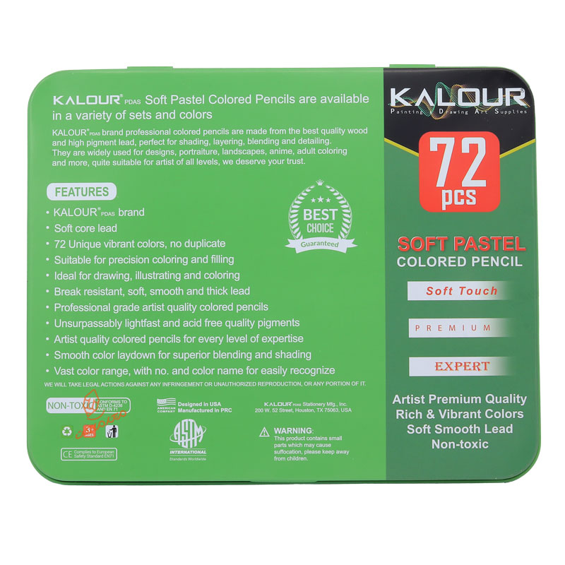 مداد پاستل 72 رنگ کالور KALOUR (3)