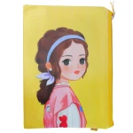 پوشه پارچه ای فانتزی زیپ دار A4 سویل (2)