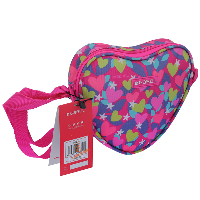 کیف دوشی طرح قلب مدل 232707021 WINGS گابل GABOL (3)