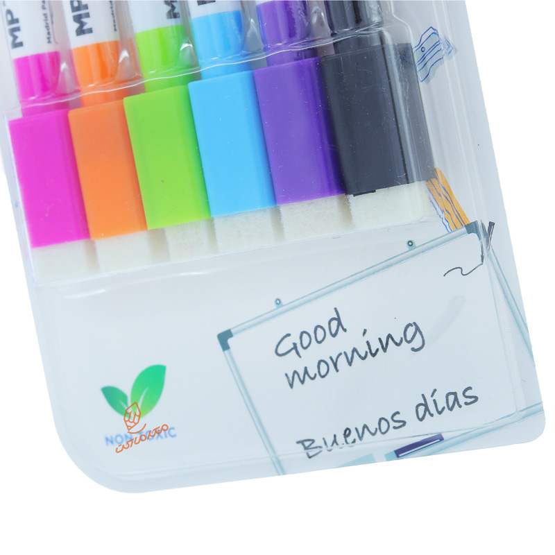 ماژیک وایت برد پاک دار 6 عددی ام پی MP (1)