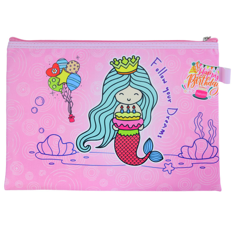 پوشه پارچه ای فانتزی زیپ دار A4 هیرو (3)