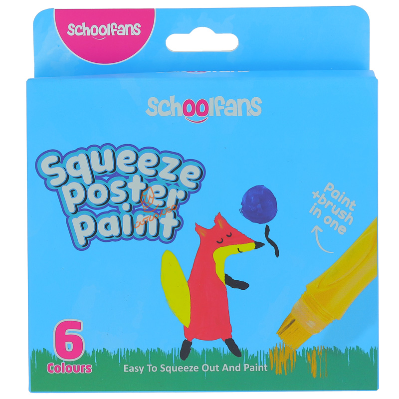 گواش 6 رنگ قلمی اسکول فنس کد 92423