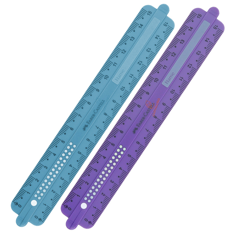 خط کش انعطاف پذیر اسپارکل 15CM فابرکاستل FABERCASTELL